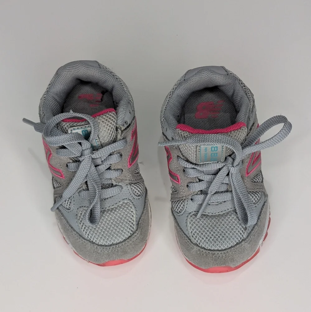 👟 New Balance 888v1 Gray & Pink Sneakers — Toddler Size 5.5